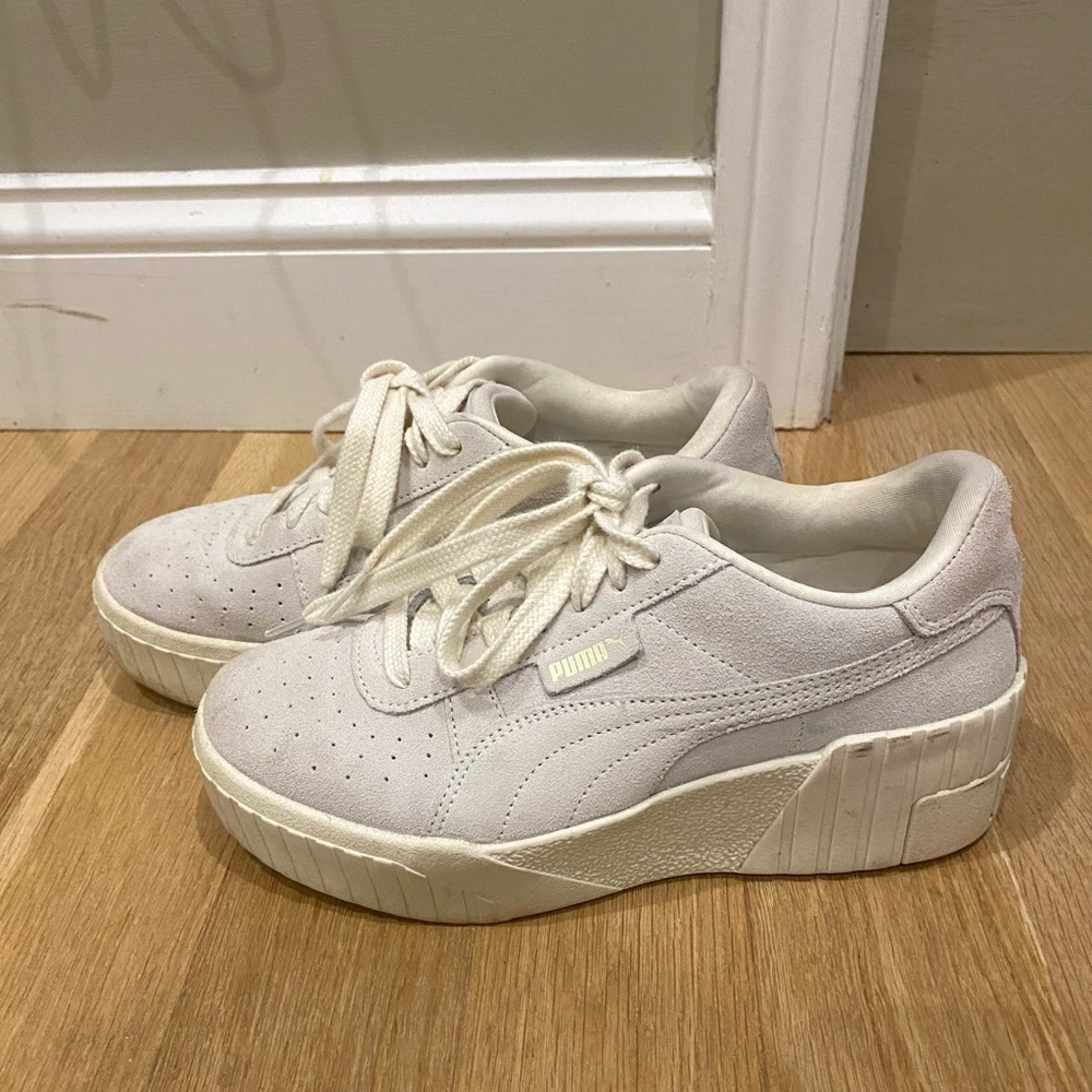 PUMA Women's Cream Platform Sneakers